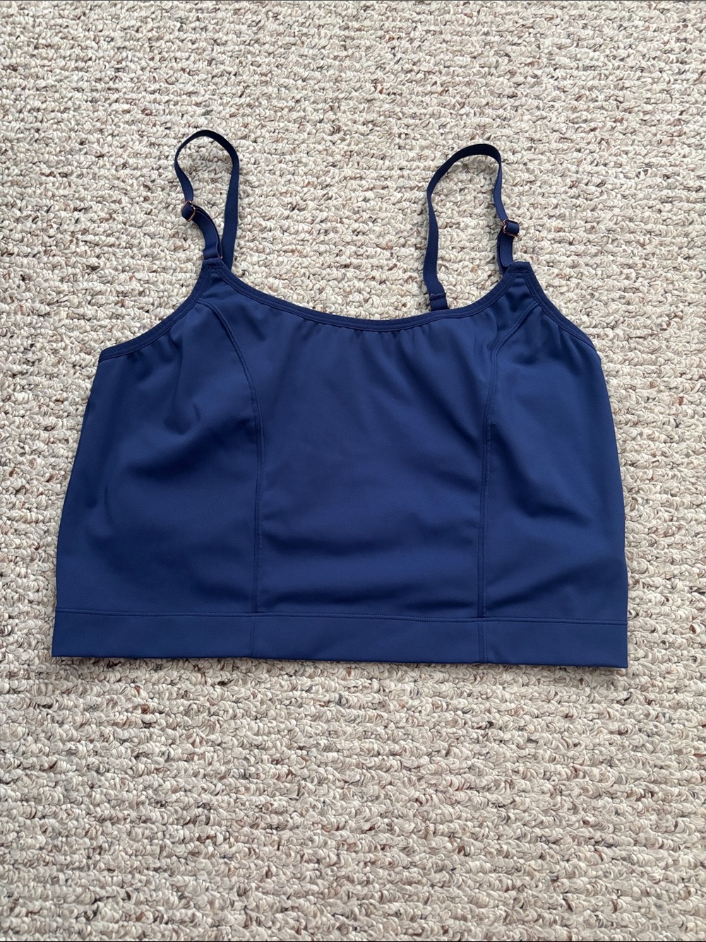 Davin & Adley Amelia Lace Back Cami/Bra - Navy Blue